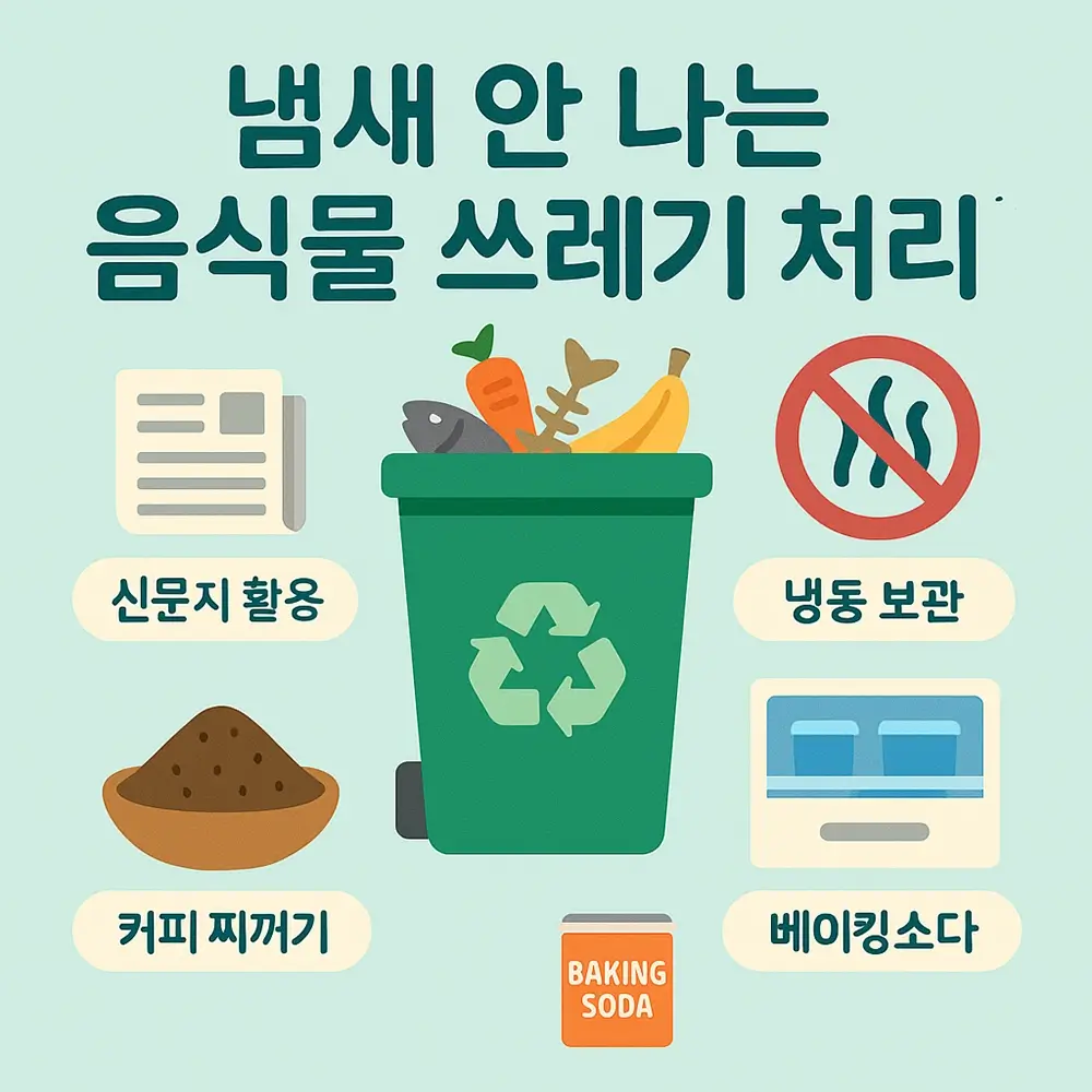 냄새 안 나는 음식물 쓰레기