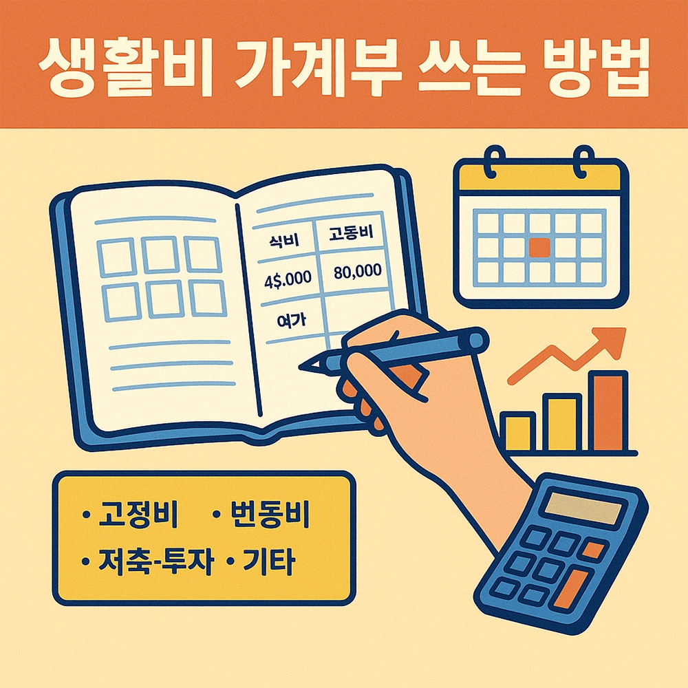 생활비 가계부 쓰는 방법