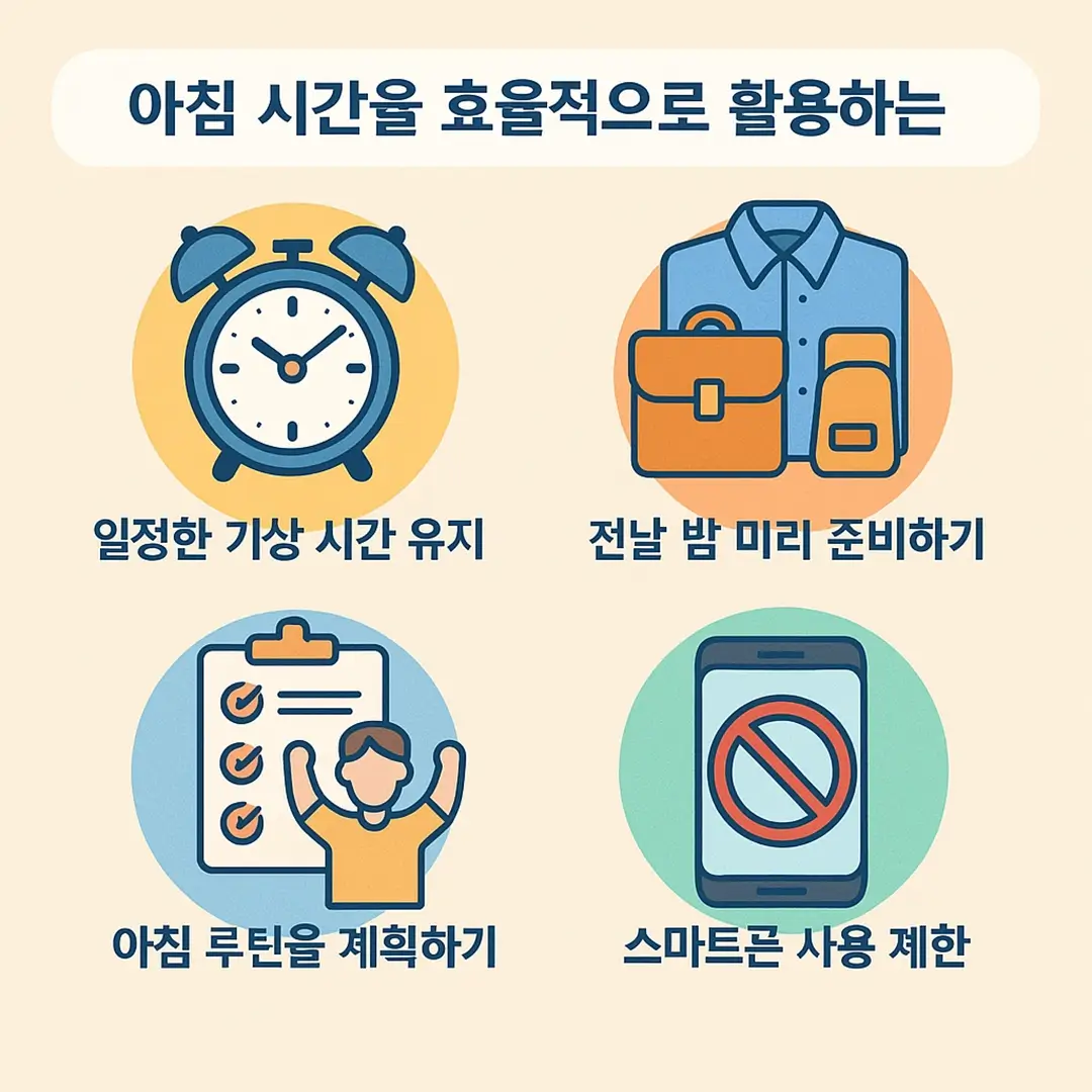 아침 시간을 효율적으로 활용하는 방법 (1)